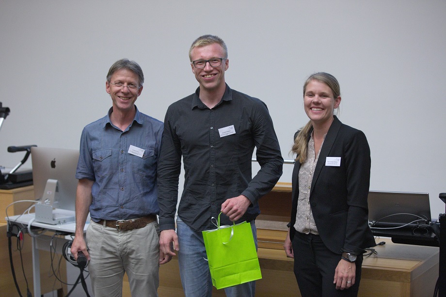 Winner of the presentation award: Alexander Malafeev